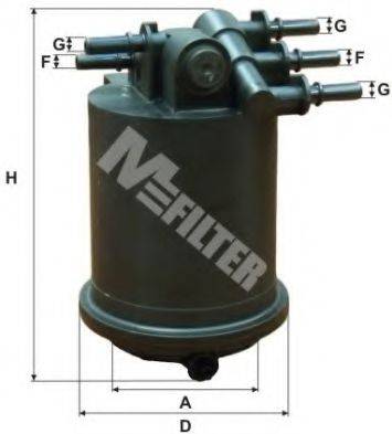 MFILTER DF3517 Паливний фільтр