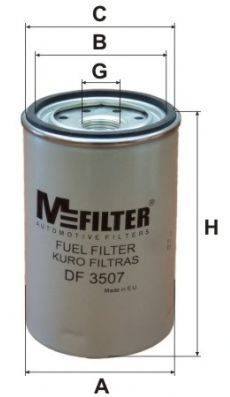 MFILTER DF3507 Паливний фільтр
