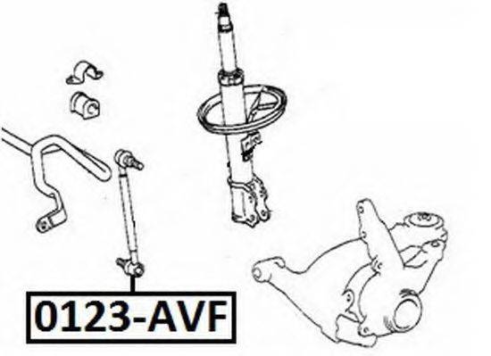 ASVA 0123AVF Тяга/стійка, стабілізатор