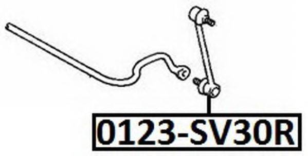 ASVA 0123SV30R Тяга/стійка, стабілізатор