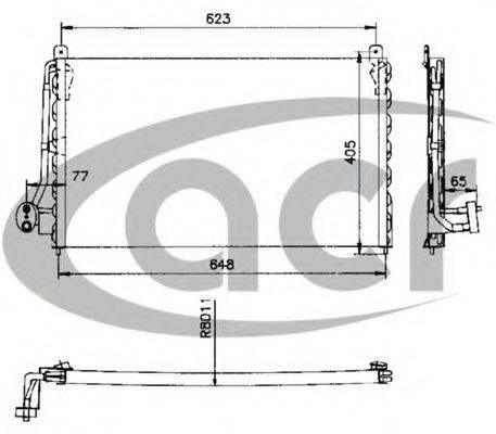 AVA QUALITY COOLING OL5231 Конденсатор, кондиціонер