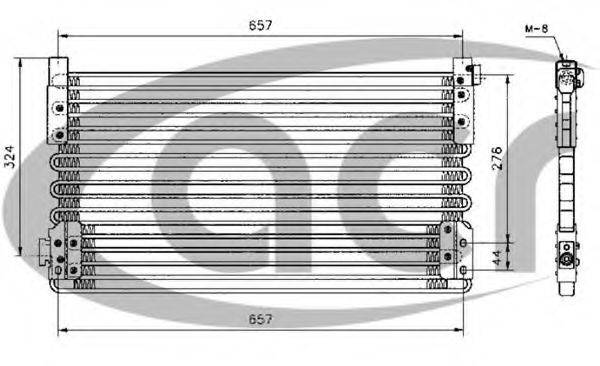 ACR 300240 Конденсатор, кондиціонер