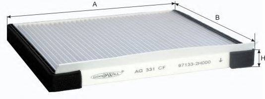 AGRALE HC-8215 Фільтр, повітря у внутрішньому просторі