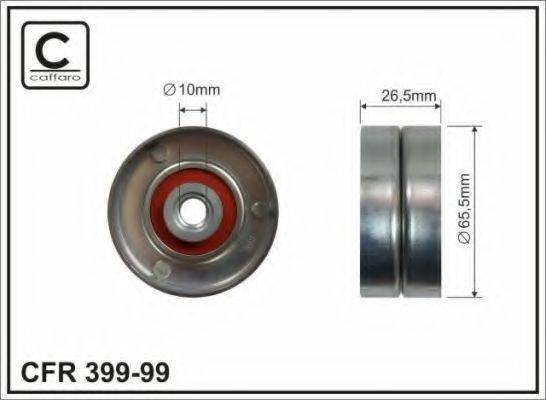 CAFFARO 39999 Натяжний ролик, полікліновий ремінь