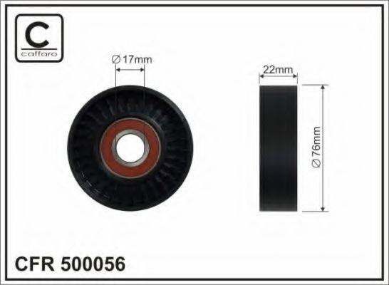 CAFFARO 500056 Натяжний ролик, полікліновий ремінь