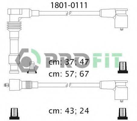 PROFIT 18010111 Комплект дротів запалювання