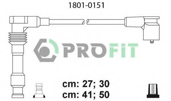 PROFIT 18010151 Комплект дротів запалювання