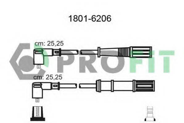 PROFIT 18016206 Комплект дротів запалювання