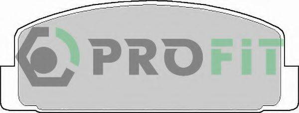 PROFIT 50000372C Комплект гальмівних колодок, дискове гальмо