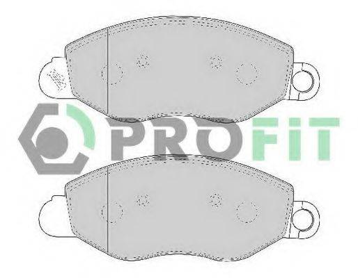 PROFIT 50001461 Комплект гальмівних колодок, дискове гальмо