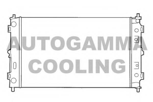 AUTOGAMMA 100138 Радіатор, охолодження двигуна