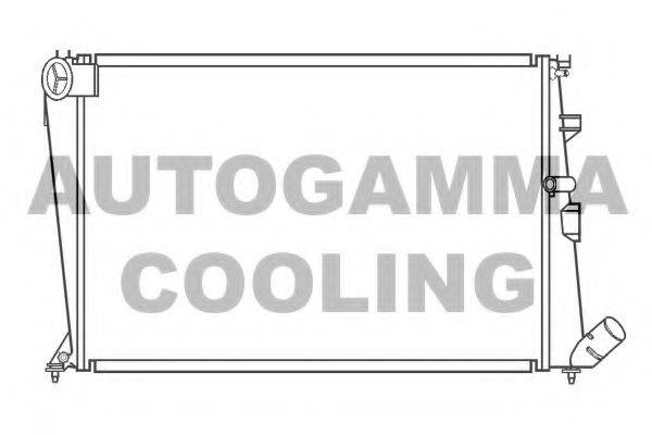 AUTOGAMMA 100204 Радіатор, охолодження двигуна