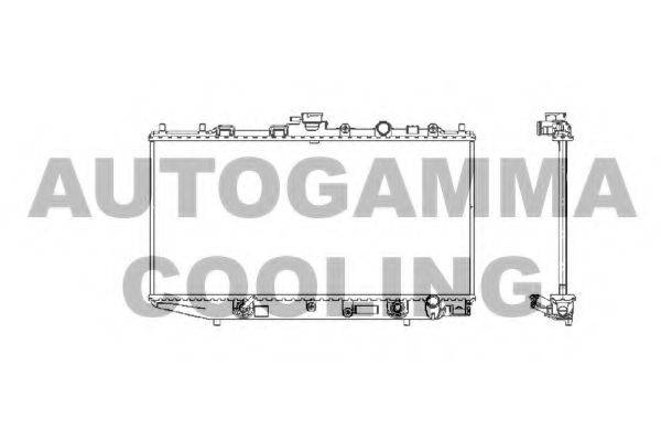 AUTOGAMMA 100420 Радіатор, охолодження двигуна