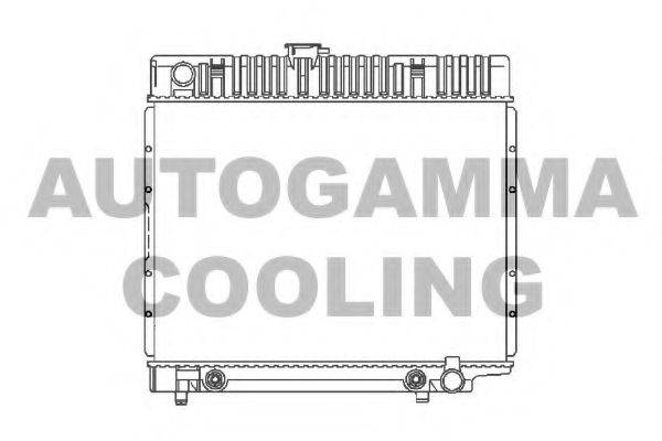 Радіатор, охолодження двигуна AUTOGAMMA 100535