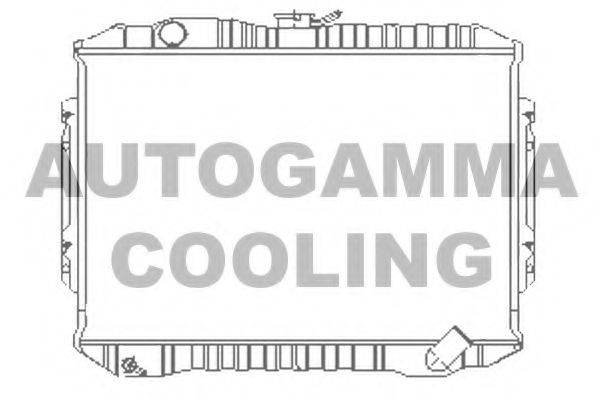 AUTOGAMMA 100593 Радіатор, охолодження двигуна