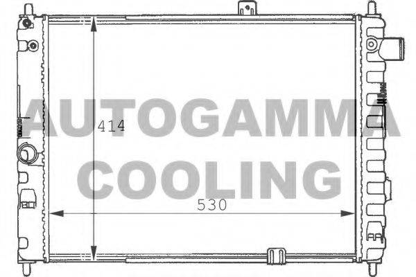 AUTOGAMMA 100664 Радіатор, охолодження двигуна