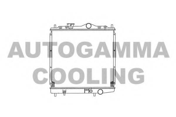 AUTOGAMMA 101435 Радіатор, охолодження двигуна