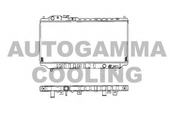 AUTOGAMMA 101450 Радіатор, охолодження двигуна