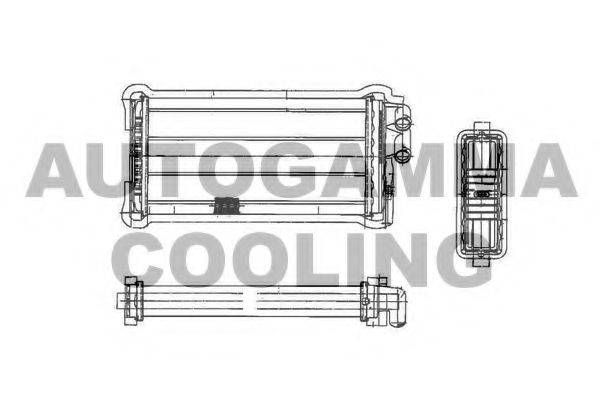 AUTOGAMMA 101607 Теплообмінник, опалення салону