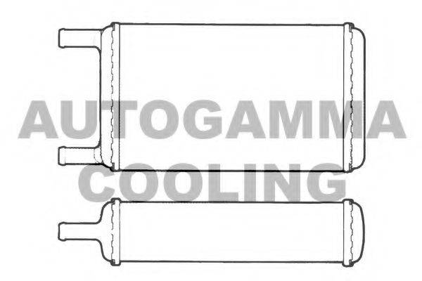 AUTOGAMMA 101612 Теплообмінник, опалення салону