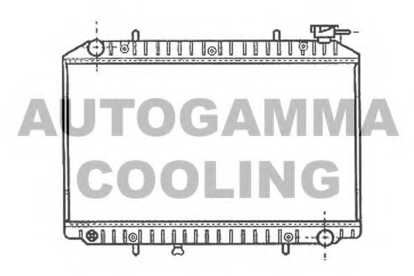 AUTOGAMMA 102201 Радіатор, охолодження двигуна