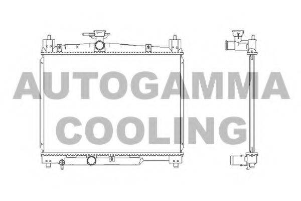 AUTOGAMMA 102378 Радіатор, охолодження двигуна