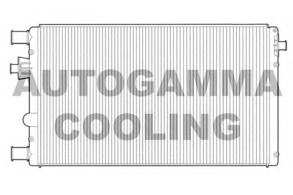 AUTOGAMMA 102867 Радіатор, охолодження двигуна
