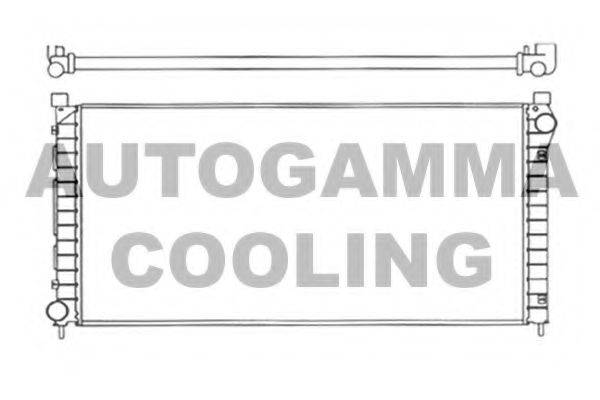 AUTOGAMMA 102938 Радіатор, охолодження двигуна