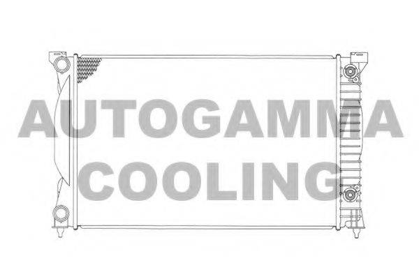 AUTOGAMMA 103372 Радіатор, охолодження двигуна
