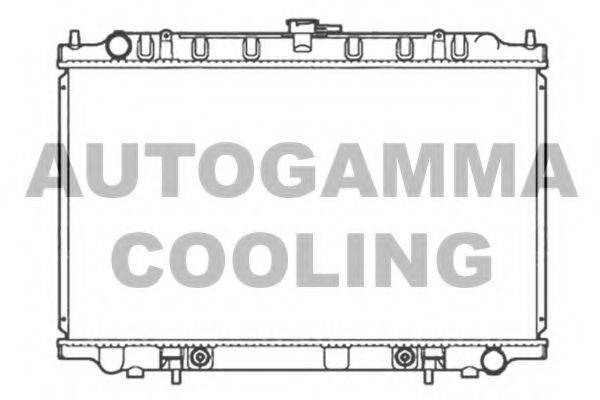 AUTOGAMMA 103503 Радіатор, охолодження двигуна