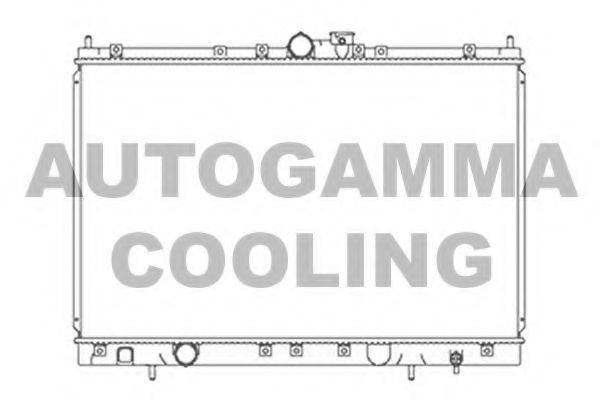 AUTOGAMMA 103865 Радіатор, охолодження двигуна