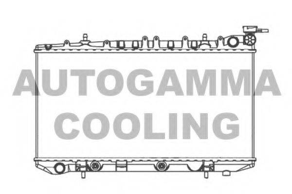 AUTOGAMMA 103973 Радіатор, охолодження двигуна