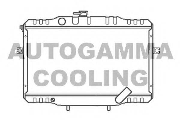 AUTOGAMMA 104080 Радіатор, охолодження двигуна