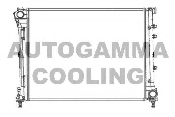 AUTOGAMMA 104619 Радіатор, охолодження двигуна