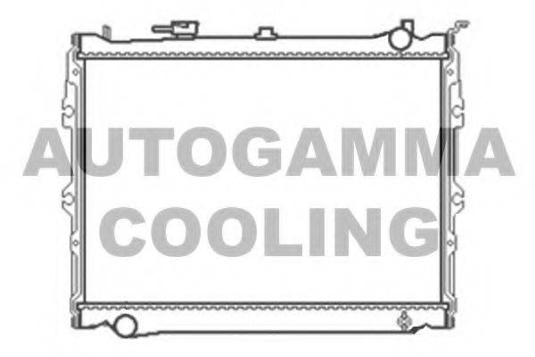 AUTOGAMMA 104679 Радіатор, охолодження двигуна
