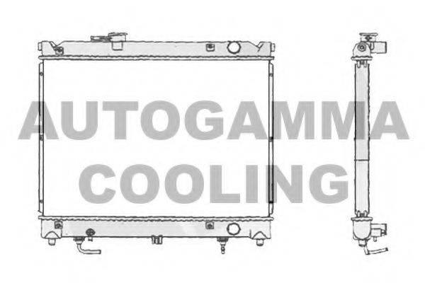 AUTOGAMMA 104713 Радіатор, охолодження двигуна