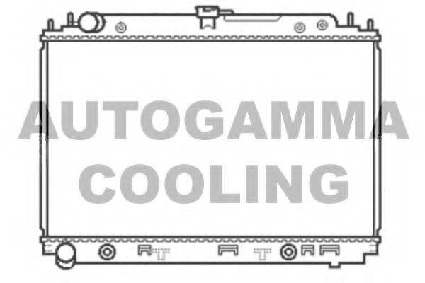 AUTOGAMMA 105053 Радіатор, охолодження двигуна