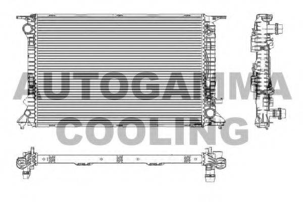 AUTOGAMMA 105159 Радіатор, охолодження двигуна