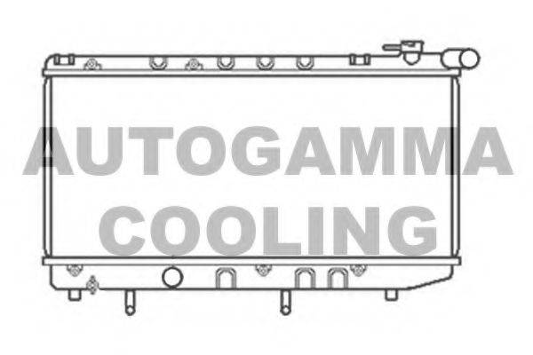 AUTOGAMMA 105526 Радіатор, охолодження двигуна