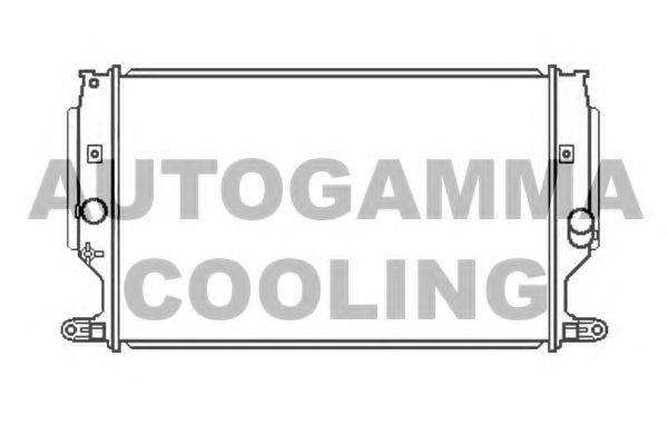 AUTOGAMMA 105529 Радіатор, охолодження двигуна