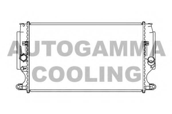 AUTOGAMMA 105582 Радіатор, охолодження двигуна