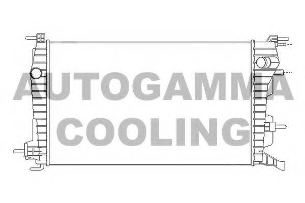 AUTOGAMMA 105715 Радіатор, охолодження двигуна