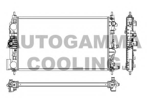 AUTOGAMMA 105787 Радіатор, охолодження двигуна