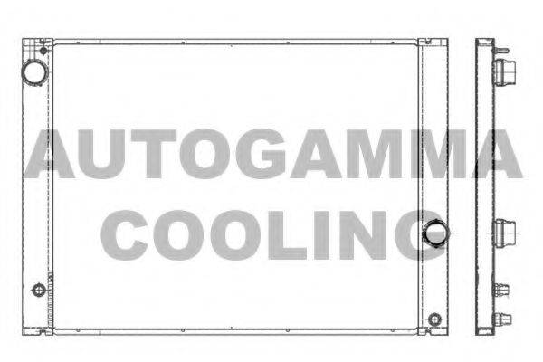 AUTOGAMMA 105915 Радіатор, охолодження двигуна