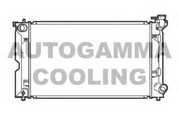 AUTOGAMMA 107057 Радіатор, охолодження двигуна