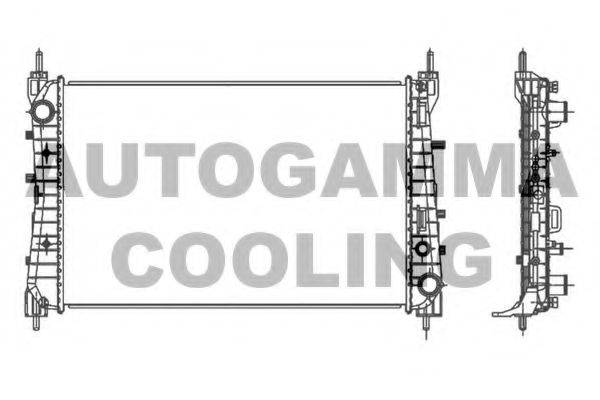 AUTOGAMMA 107213 Радіатор, охолодження двигуна