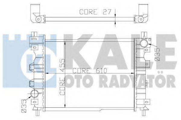 KALE OTO RADYATOR 350800