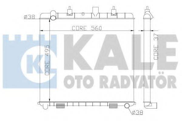 KALE OTO RADYATOR 359300 Радіатор, охолодження двигуна