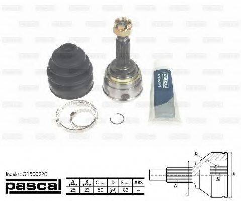 PASCAL G15002PC Шарнірний комплект, приводний вал