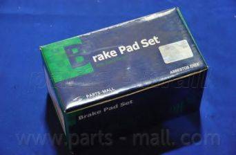 PARTS-MALL PKA005 Комплект гальмівних колодок, дискове гальмо